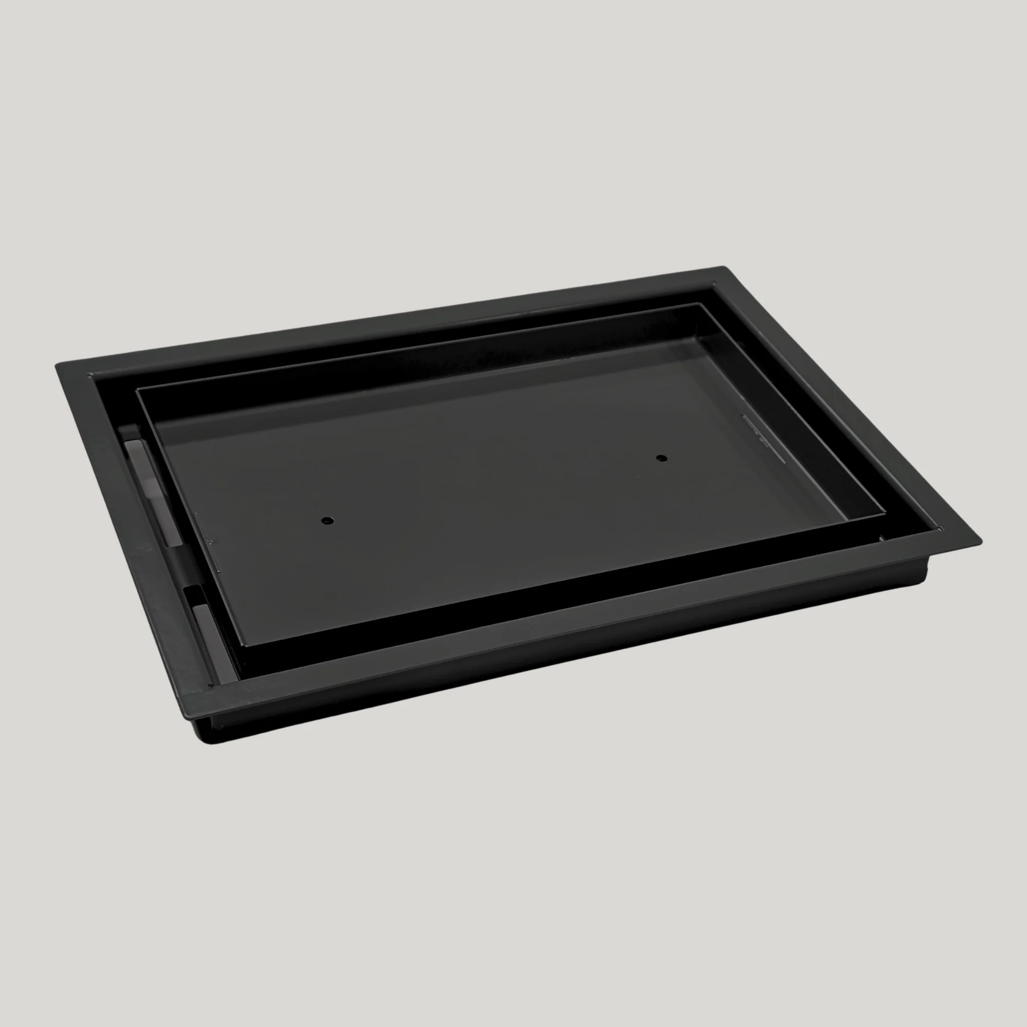 12.5x41.5 - Classic Drop-in Air Vent, Flush Floor-Matching, All Metal, Floor Vent Cover - TRM Metal  41.5x12.5