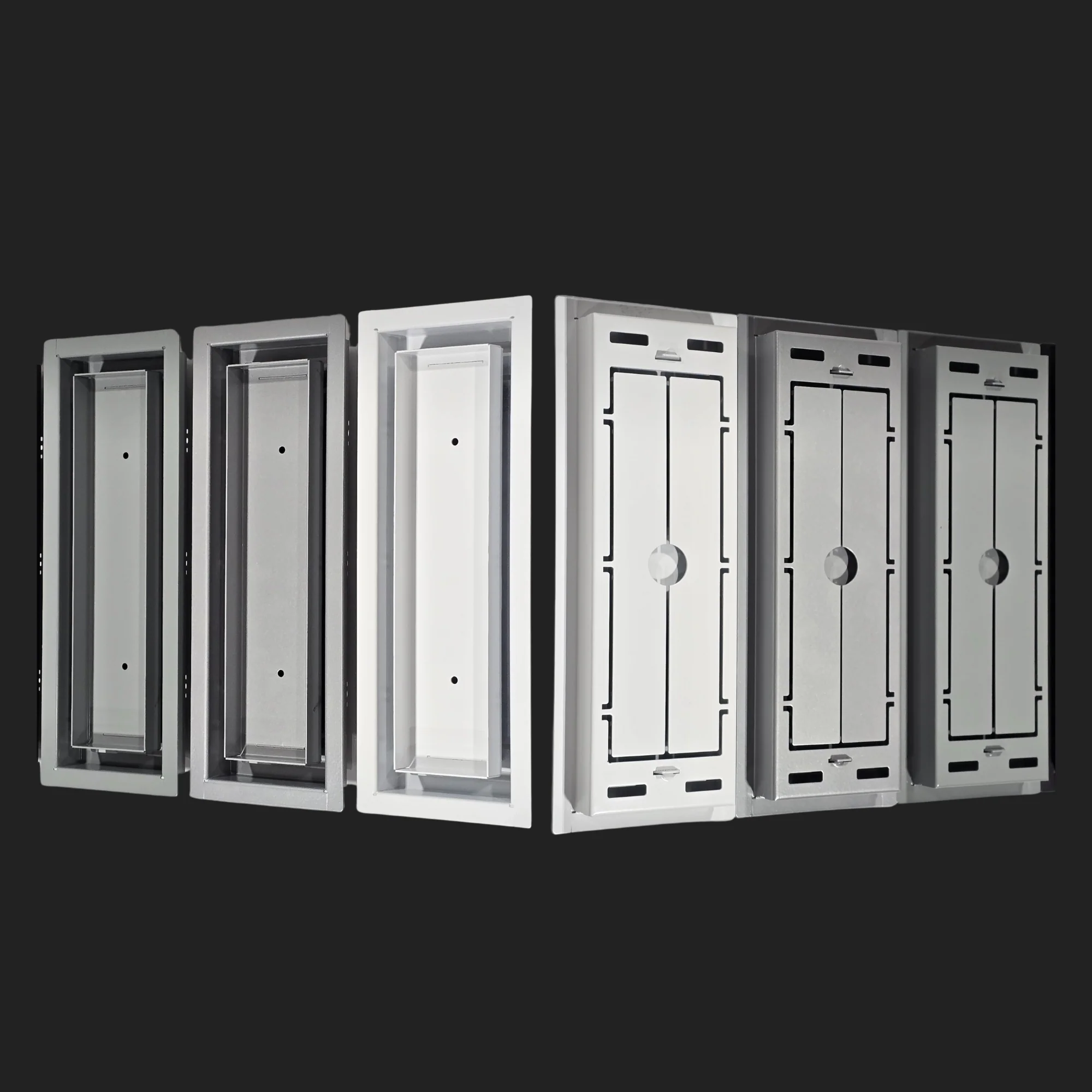 12.5x43.5 - Classic Drop-in Air Vent, Flush Floor-Matching, All Metal, Floor Vent Cover - TRM Metal  43.5x12.5 - Image 8