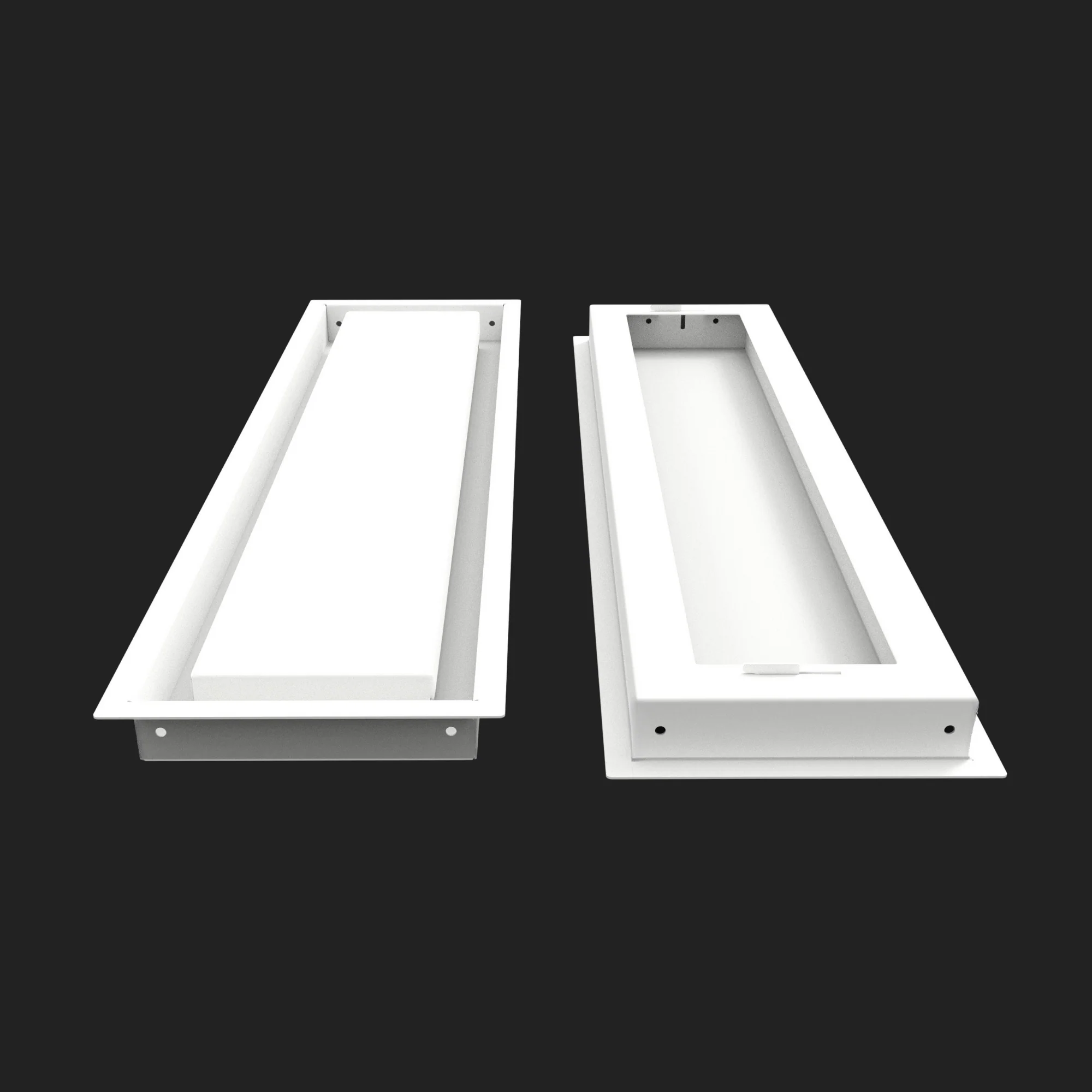 12x53.5 - Wall Vent - Modern Vent Cover -  Return Air Vent - TRM Metal  53.5x12 - Image 2