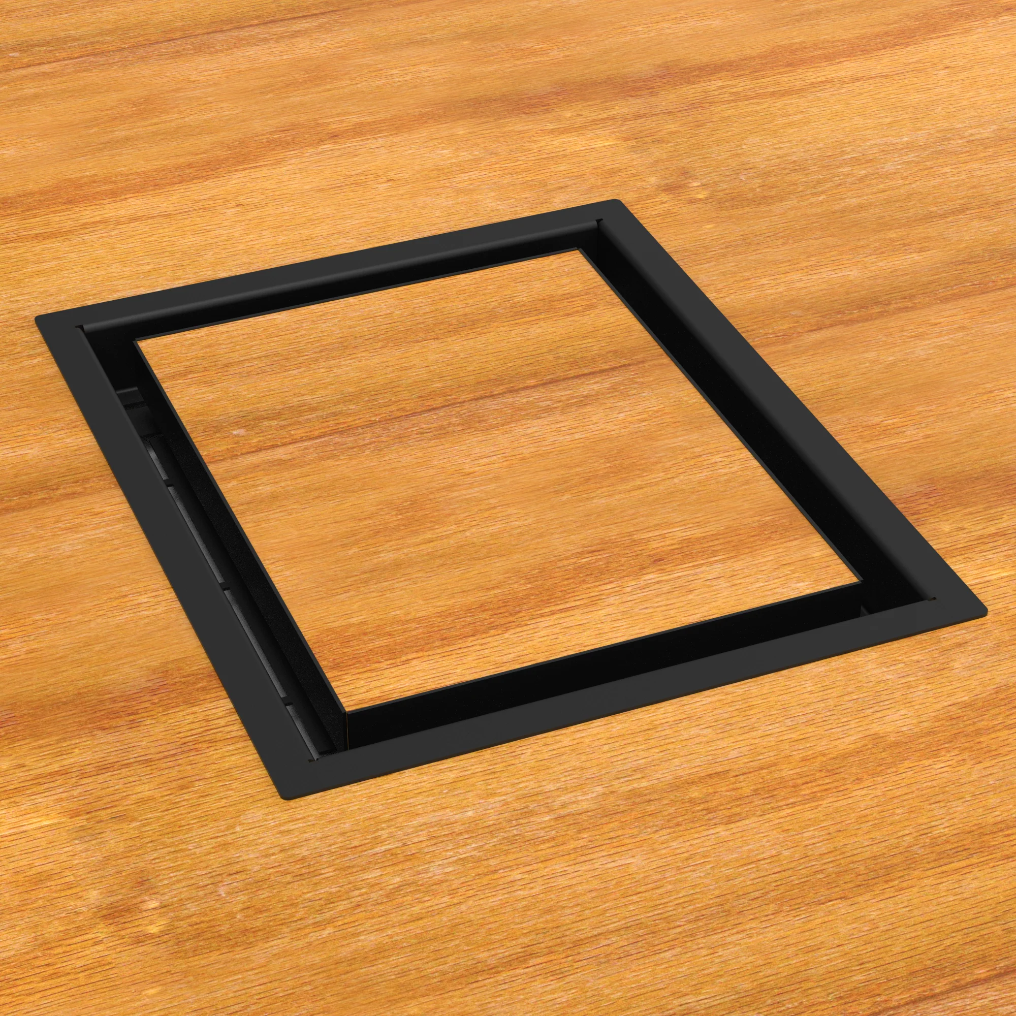 17.5x71.5 - Classic Drop-in Air Vent, Flush Floor-Matching, All Metal, Floor Vent Cover - TRM Metal  71.5x17.5 - Image 4