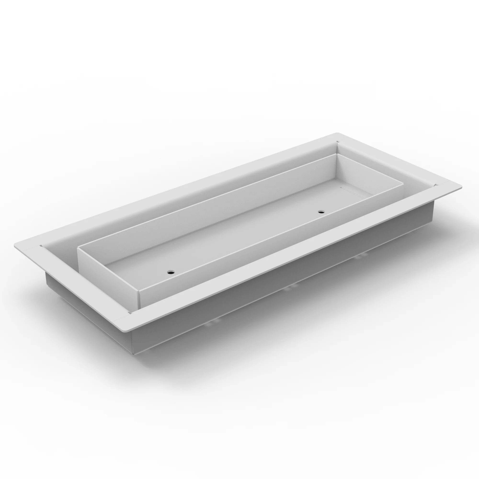 22.25x30 - Classic Drop-in Air Vent, Flush Floor-Matching, All Metal, Floor Vent Cover - TRM Metal 30x22.25 - Image 5