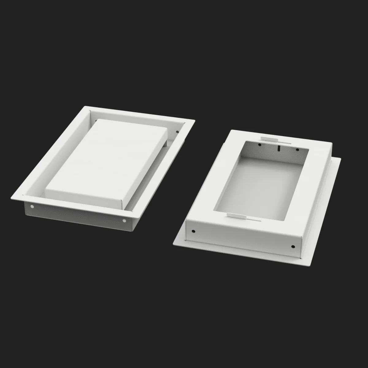 24x38.5 - Wall Vent - Modern Vent Cover - Return Air Vent - TRM Metal 38.5x24 - Image 3
