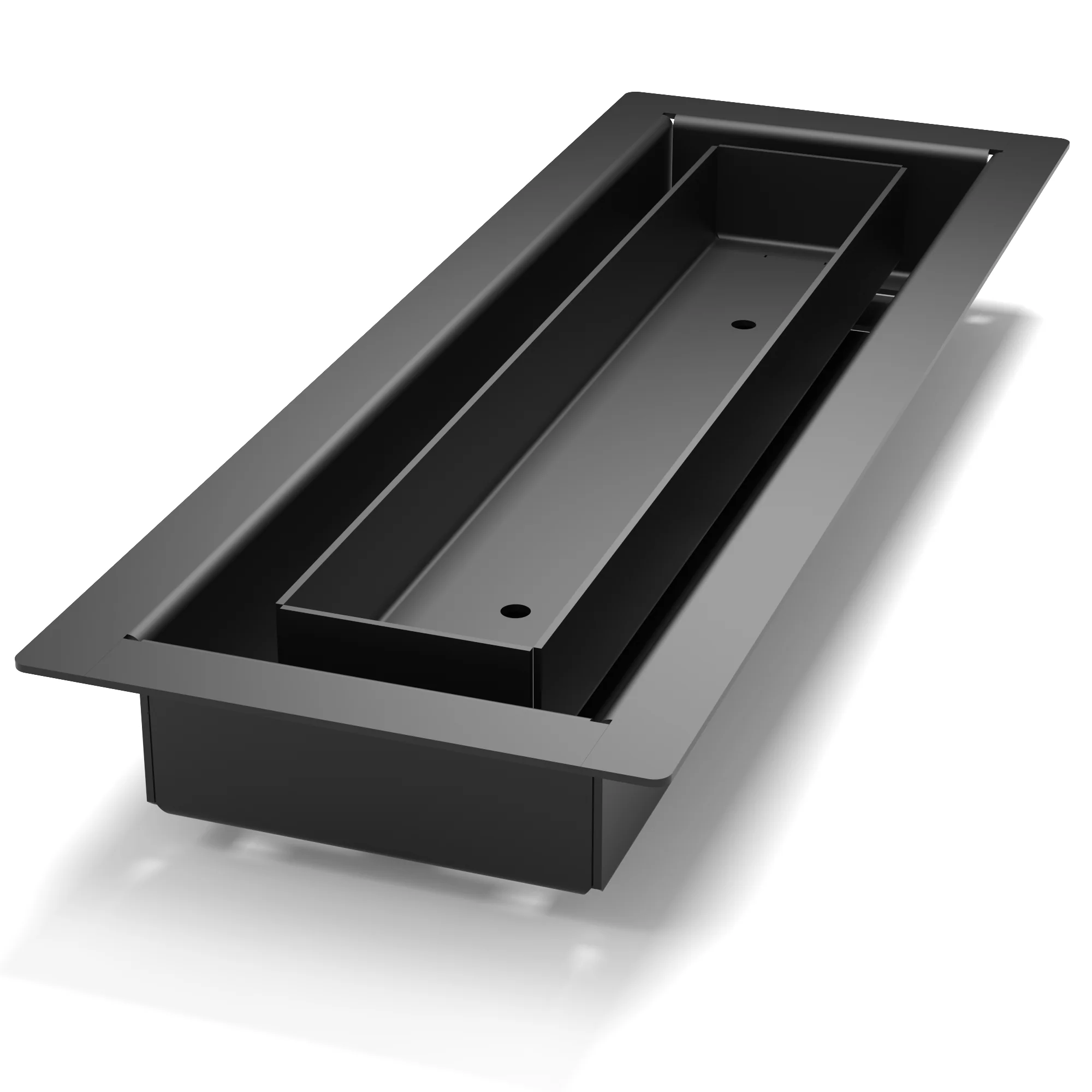 3x11 Classic Drop-in Air Vent, Flush Floor-Matching, All Metal, Floor Vent Cover (11x3)