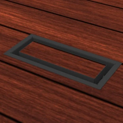 4x12 (12x4) - Breeze Model - Drop-in Air Vent, Floor-Matching, All Metal, Air Vent Cover - Image 13