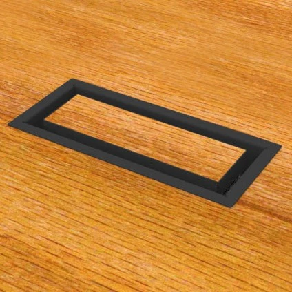4x12 Modern Steel Floor Vent Cover - Flush Fit Drop-in Grille - Image 16