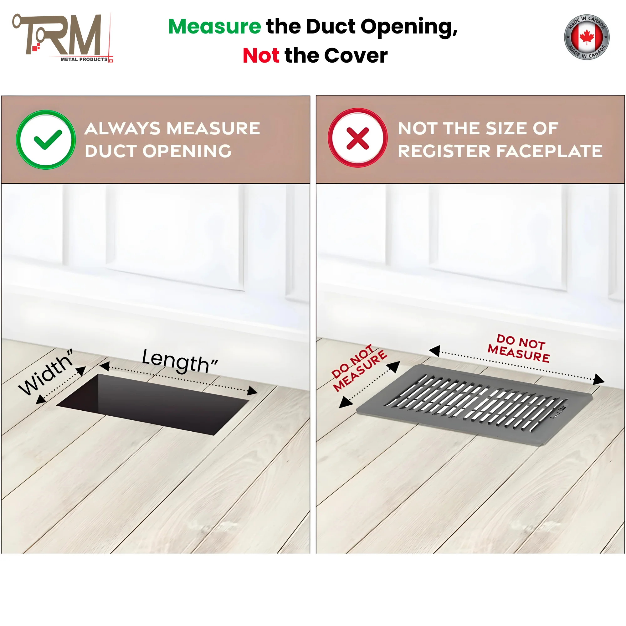 4x12 (12x4) - Breeze Model - Drop-in Air Vent, Floor-Matching, All Metal, Air Vent Cover - Image 22
