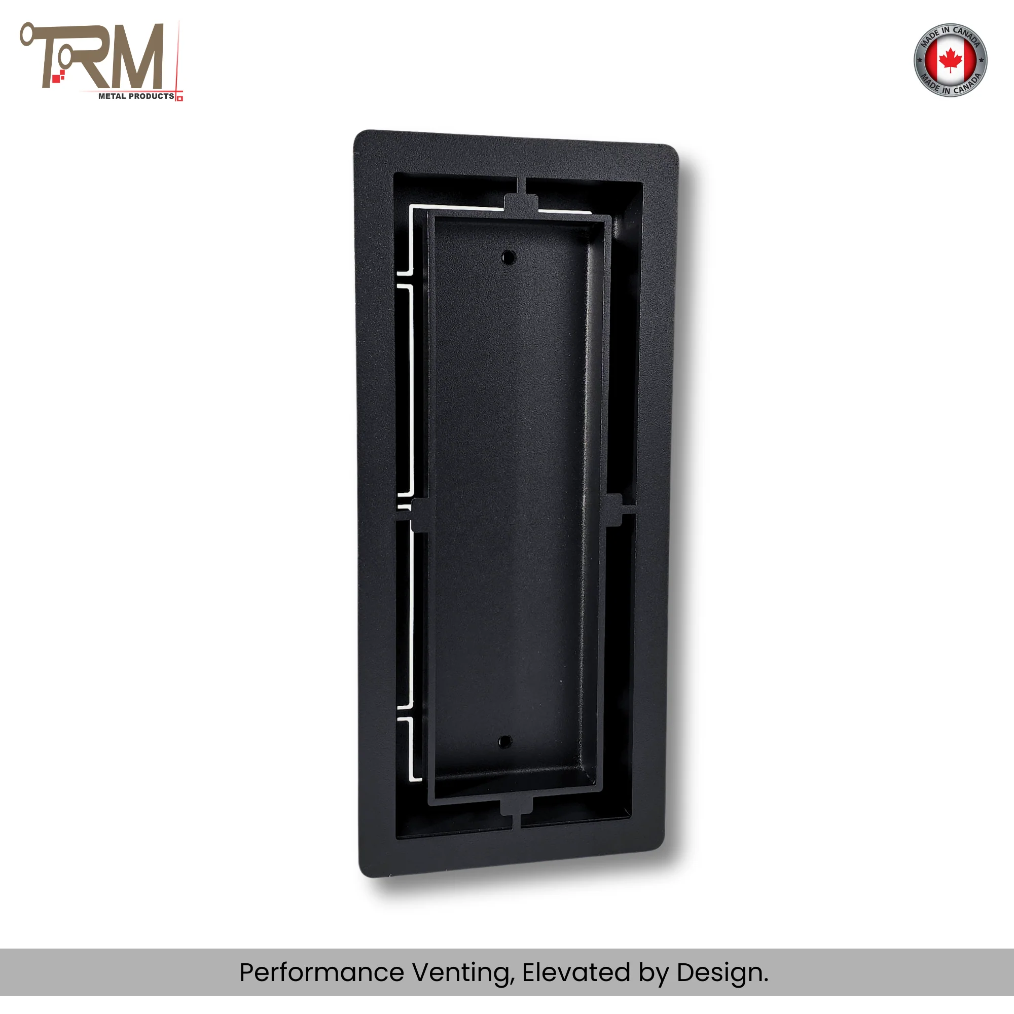 4x12 ON Model Floor Vent Cover - Floor Matching Flush Grille (Black) - Image 5