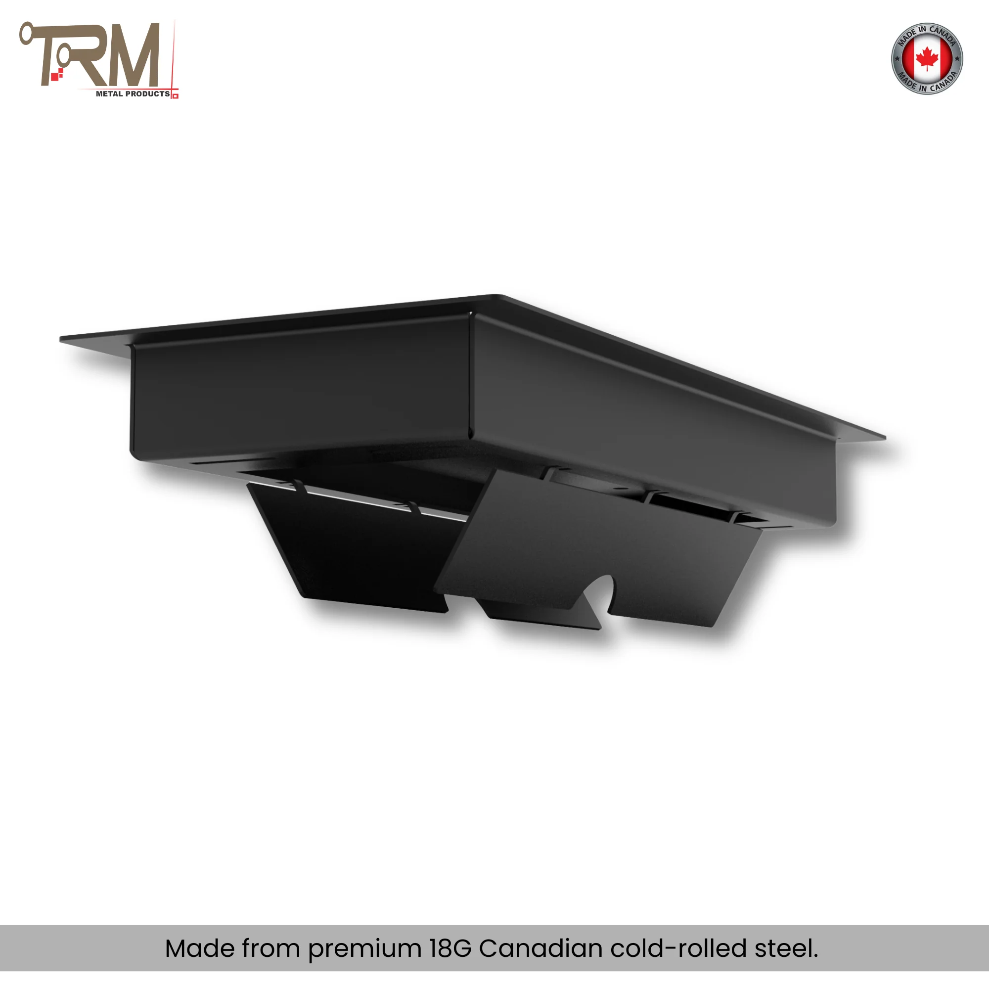4x12 ON Model Floor Vent Cover - Floor Matching Flush Grille (Black) - Image 6