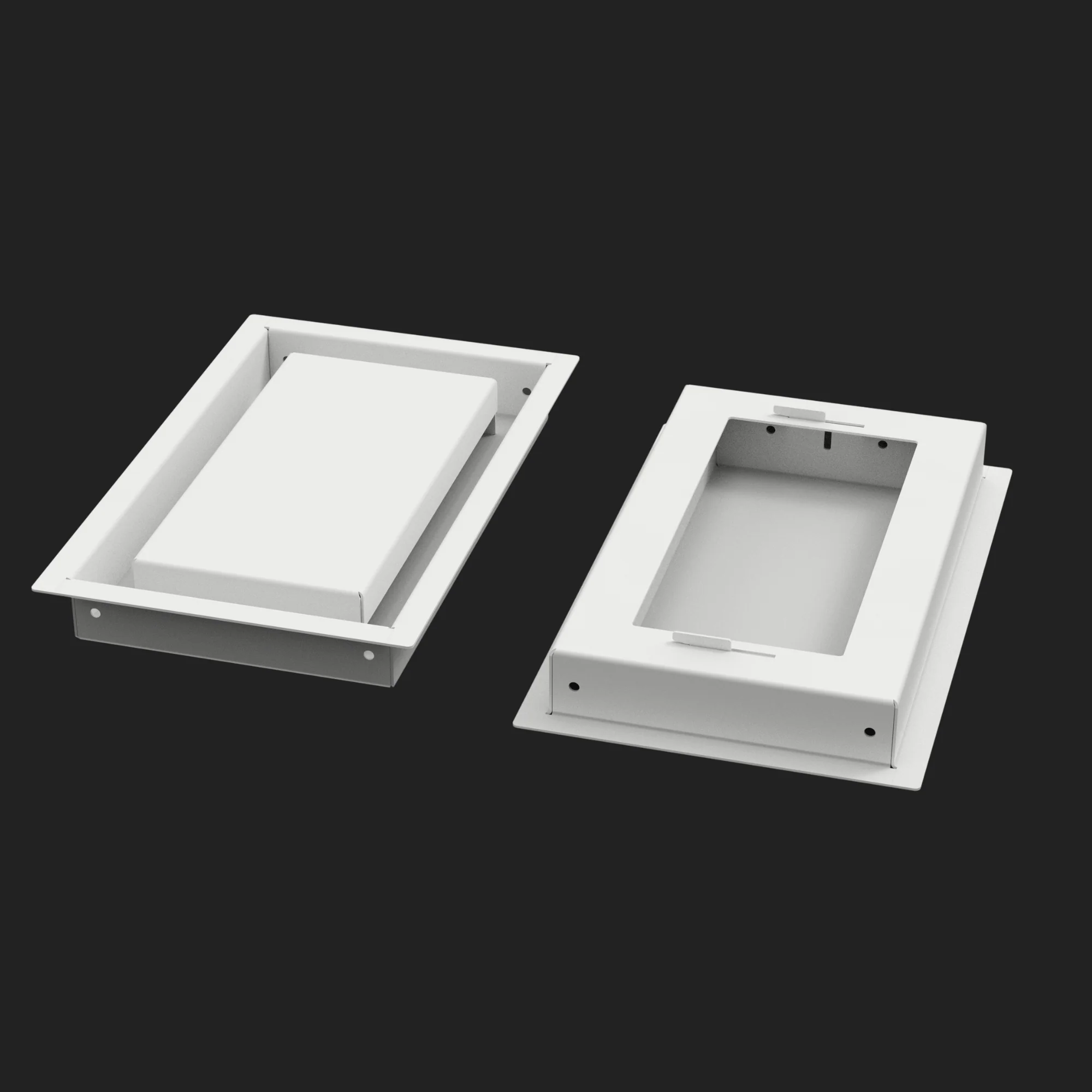 4x18.5 - Wall Vent - Modern Vent Cover -  Return Air Vent - TRM Metal  18.5x4 - Image 7