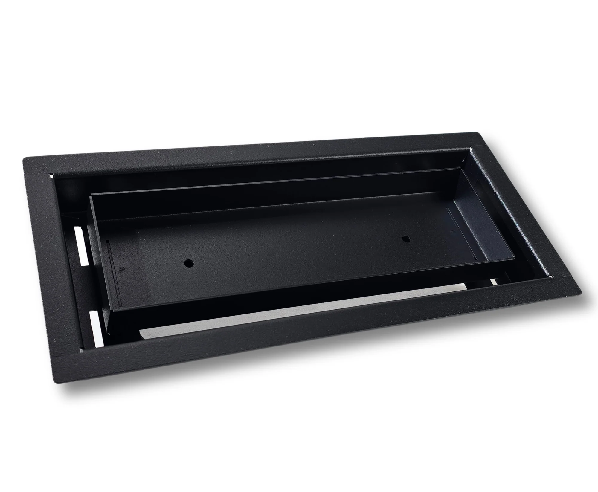 4x12 Modern Steel Floor Vent Cover - Flush Fit Drop-in Grille - Image 6