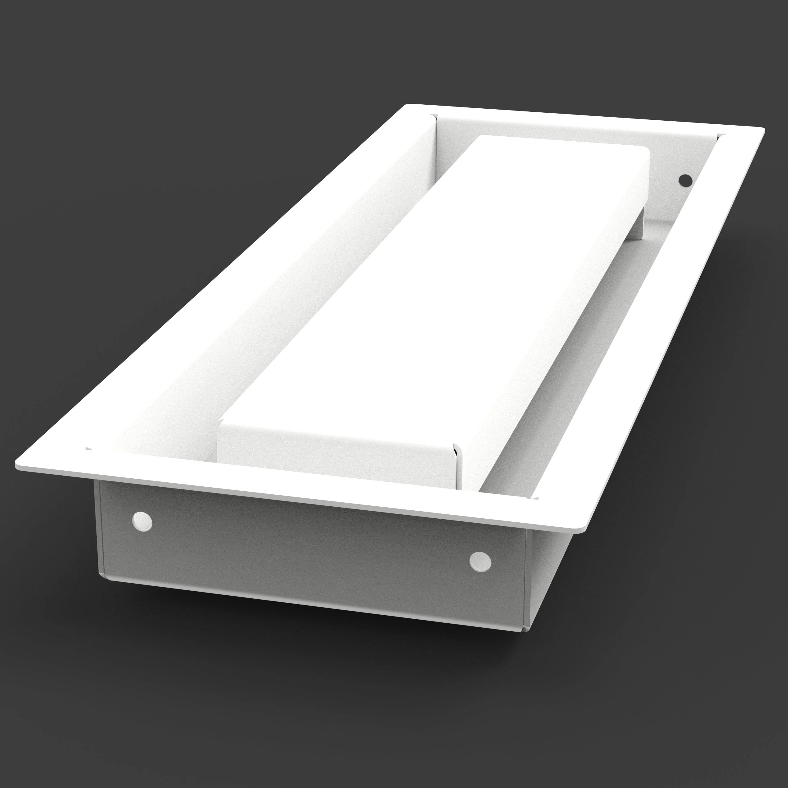 5.5x52 - Wall Vent - Modern Vent Cover -  Return Air Vent - TRM Metal  52x5.5 - Image 7