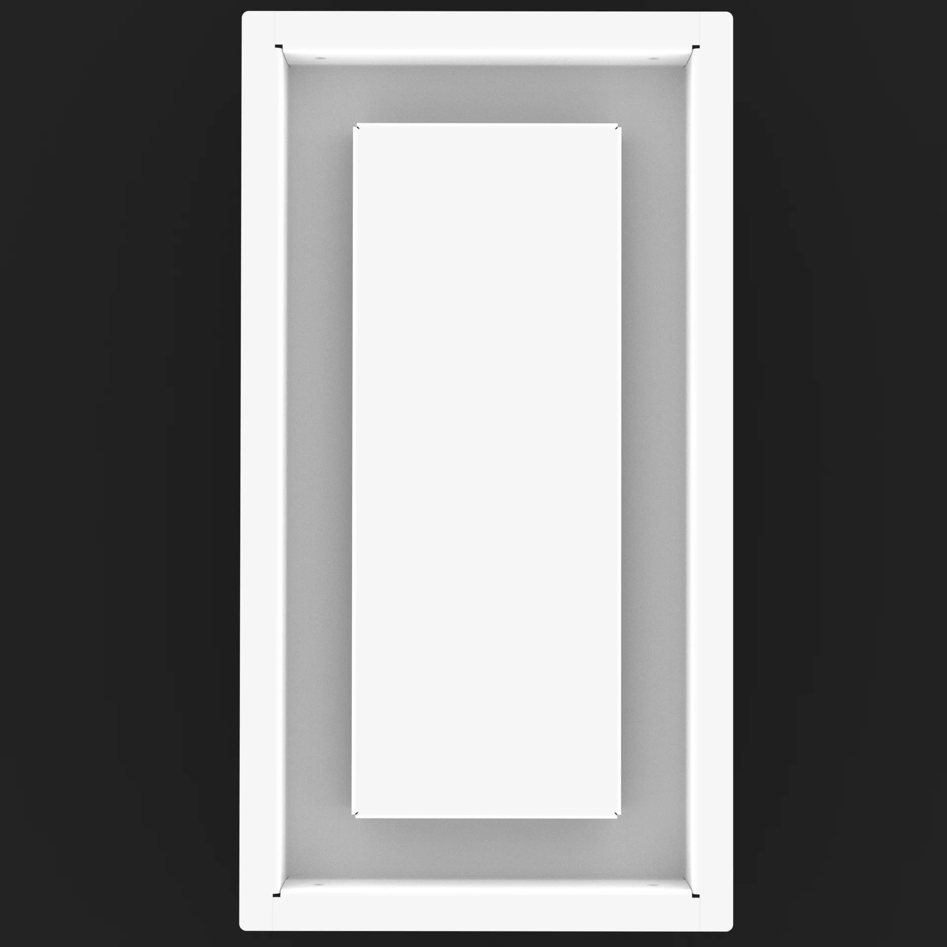 6x12  - Modern Ceiling Vent Cover - TRM Metal - 12x6 - Image 5