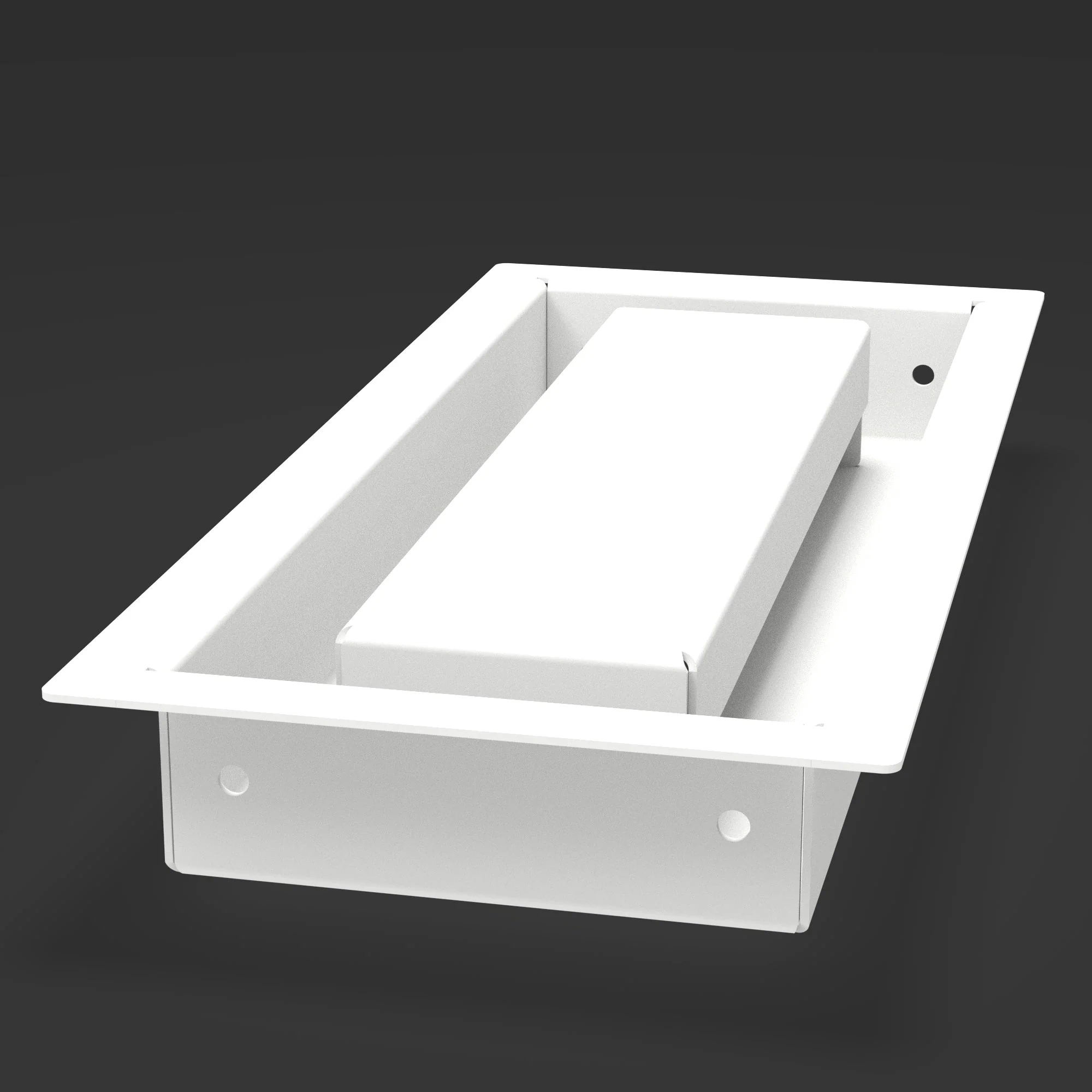6x29 - Wall Vent - Modern Vent Cover - Return Air Vent - TRM Metal 29x6 - Image 4