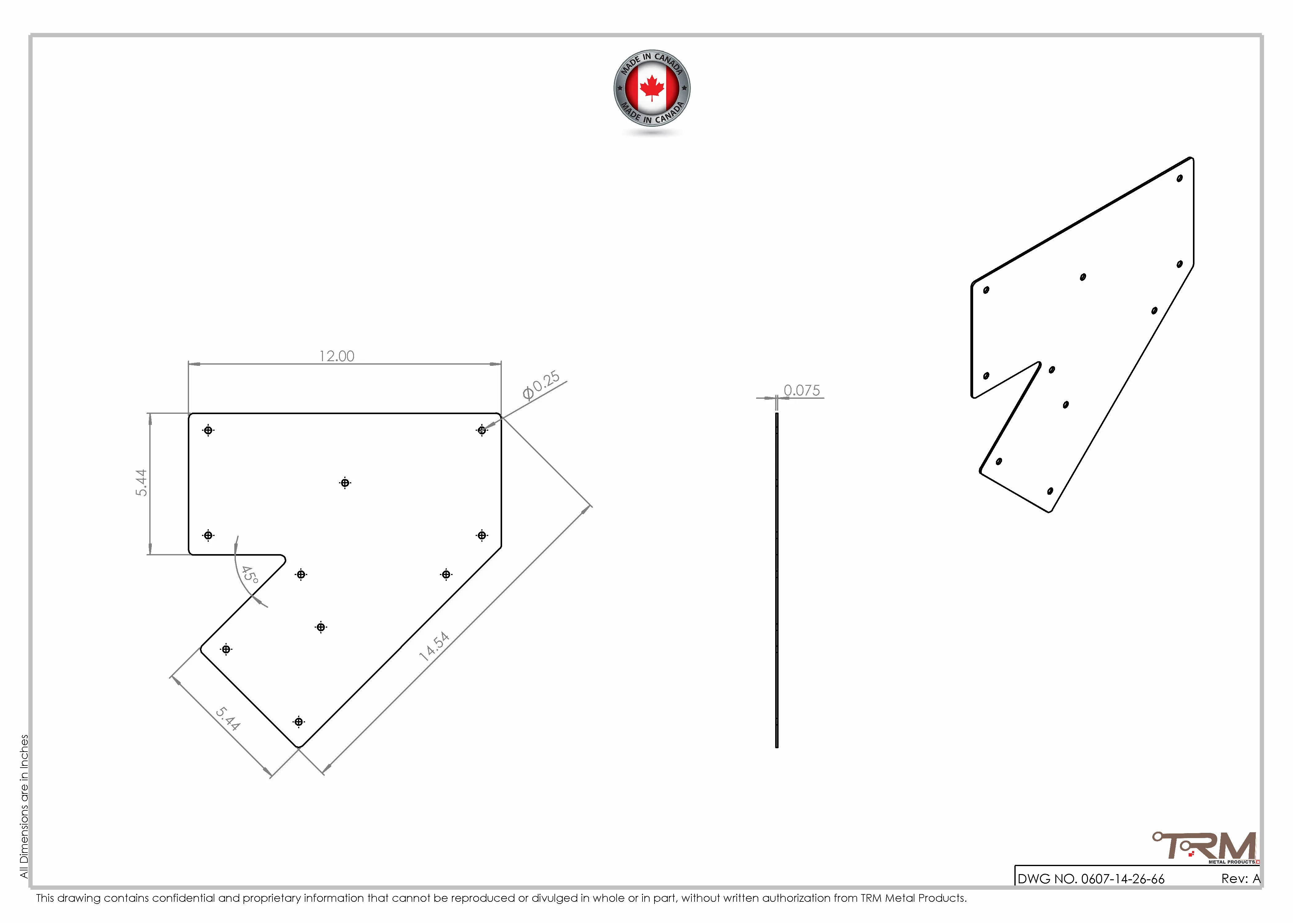 45 Degree Angled Flat Bracket - Acute 45 Mending Plate - Connector Plates - Image 7