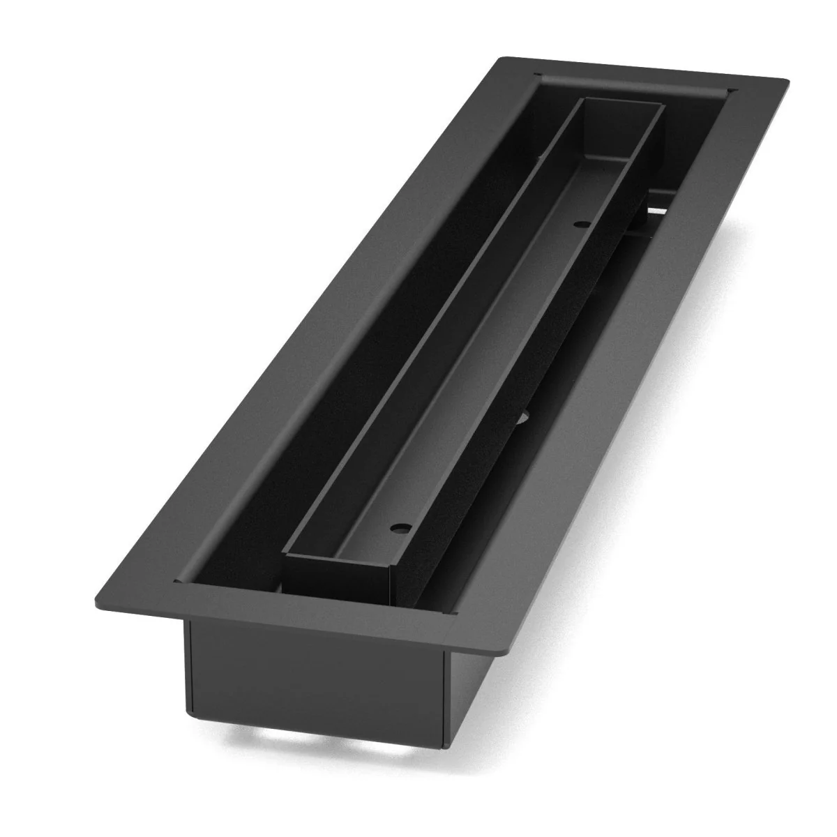 7x44.25 - Classic Drop-in Air Vent, Flush Floor-Matching, All Metal, Floor Vent Cover - TRM Metal 44.25x7 - Image 2