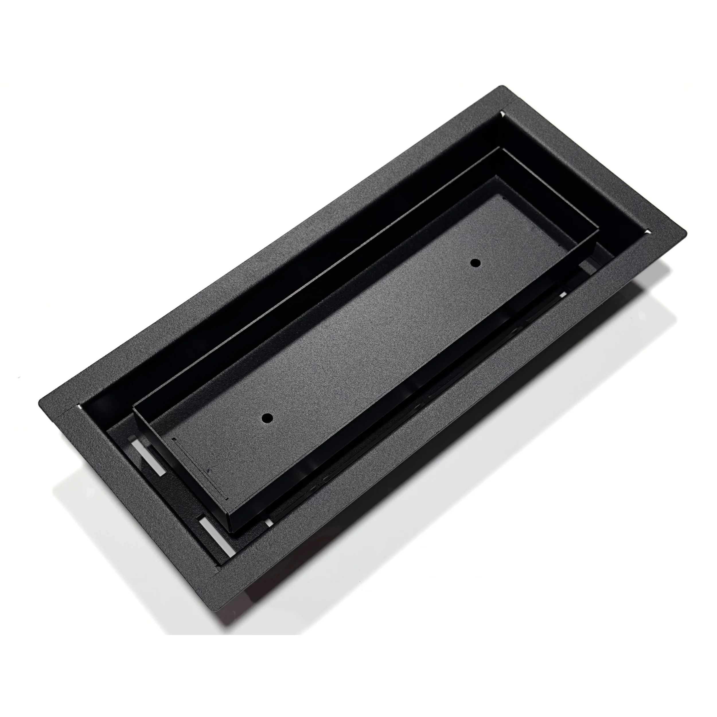 8.5x72.5 - Classic Drop-in Air Vent, Flush Floor-Matching, All Metal, Floor Vent Cover - TRM Metal  72.5x8.5 - Image 5