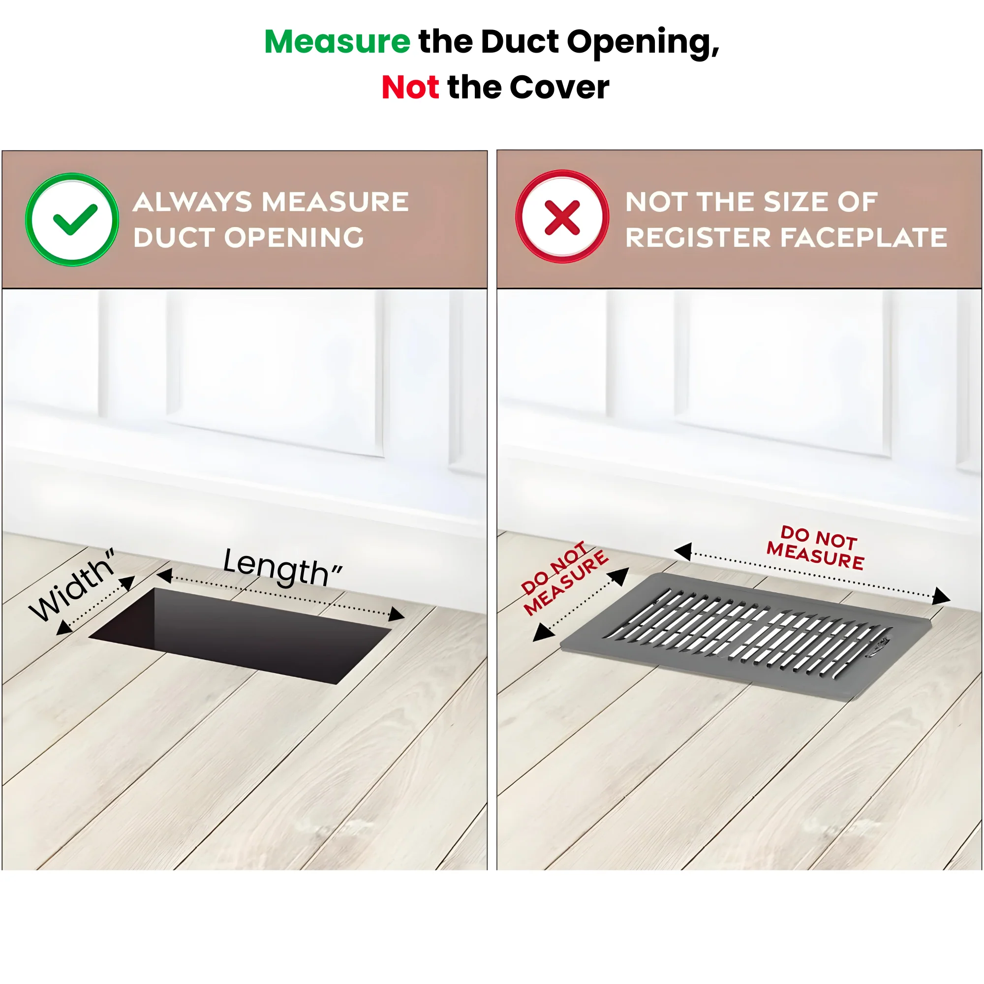 4x10 Classic Drop-in Air Vent, Flush Floor-Matching, All Metal, Floor Vent Cover (10x4) - Image 15