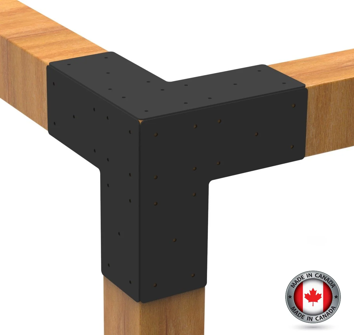 Heavy-Duty Steel L-Connector Plates | Structural Corner Braces (4-Pack) - Image 4