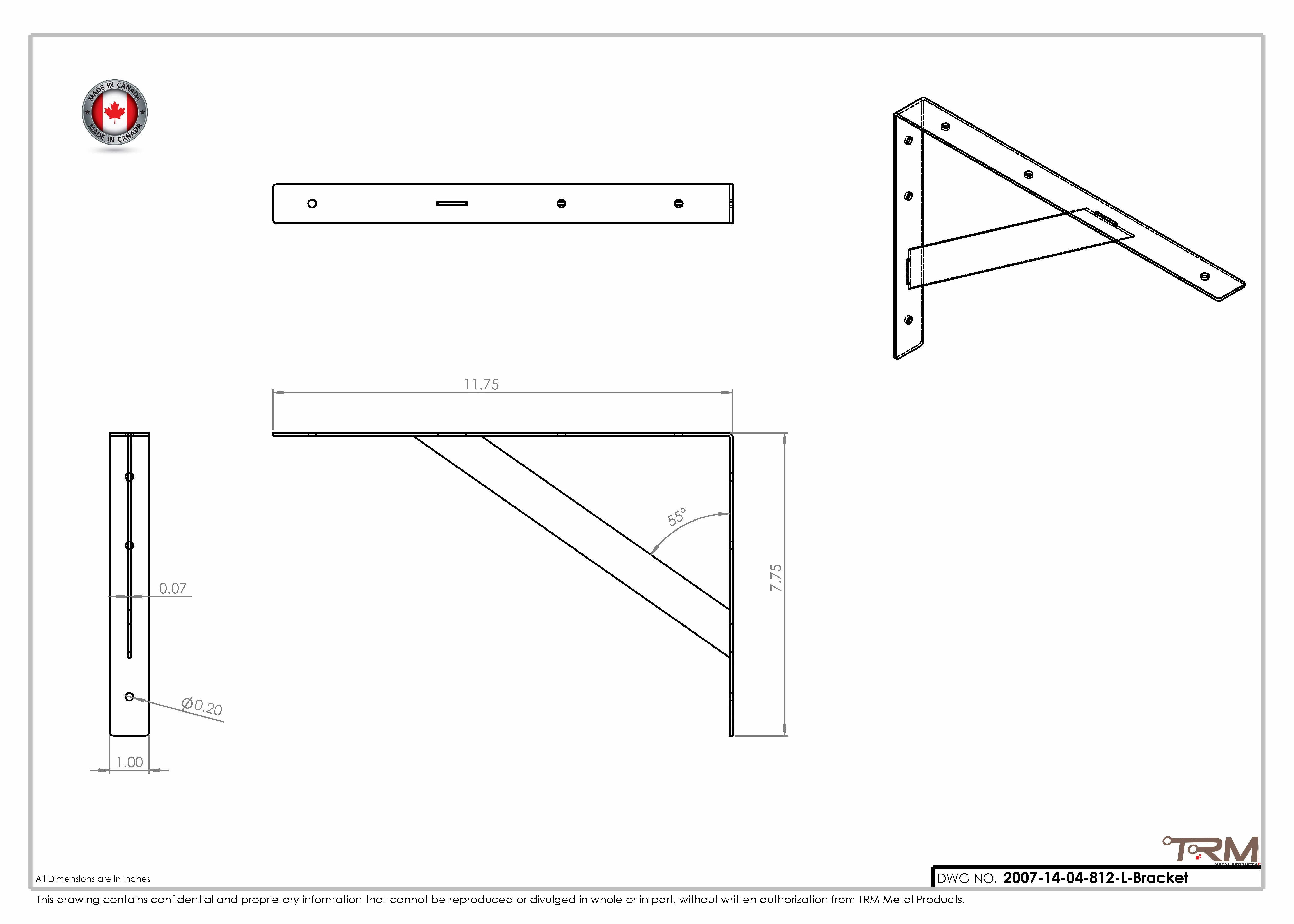 Heavy Duty Shelf Brackets - Set of 4 - Image 3