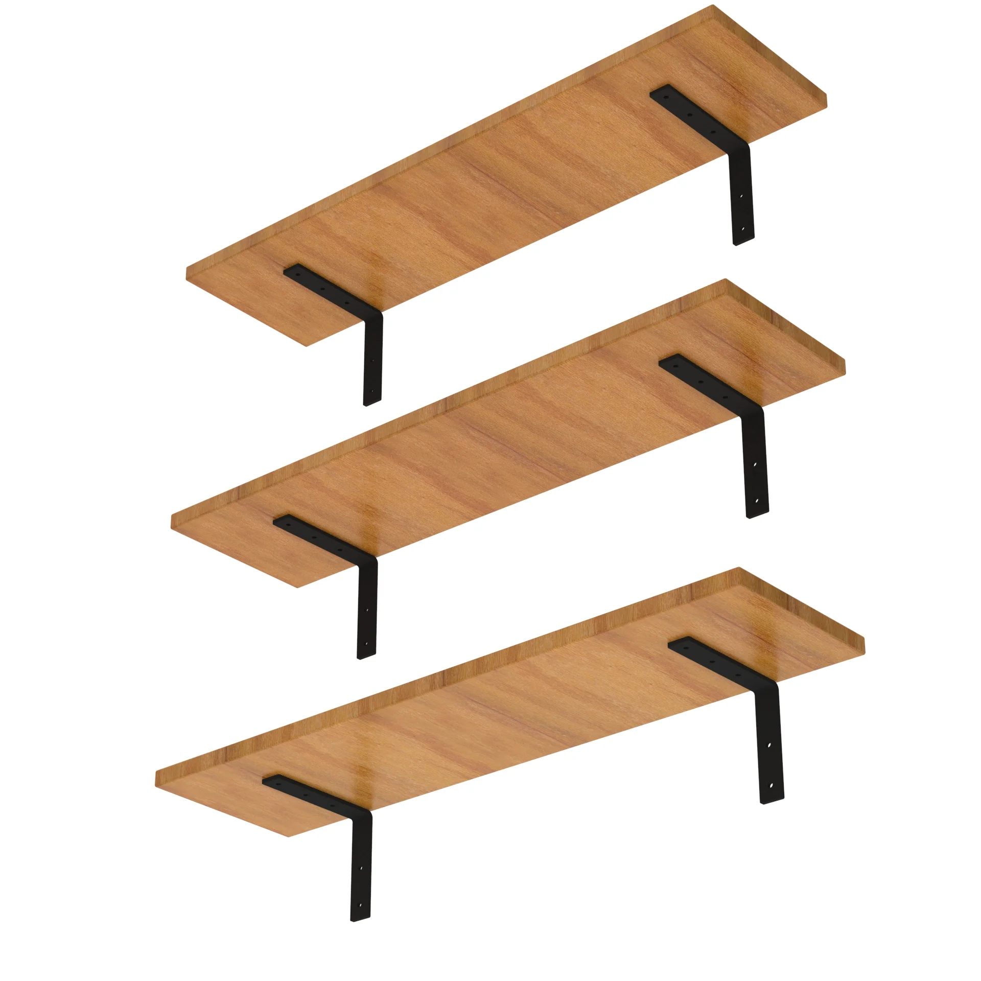 Heavy Gauge Shelf Brackets - Powder Coated - 8 Pack - Image 8