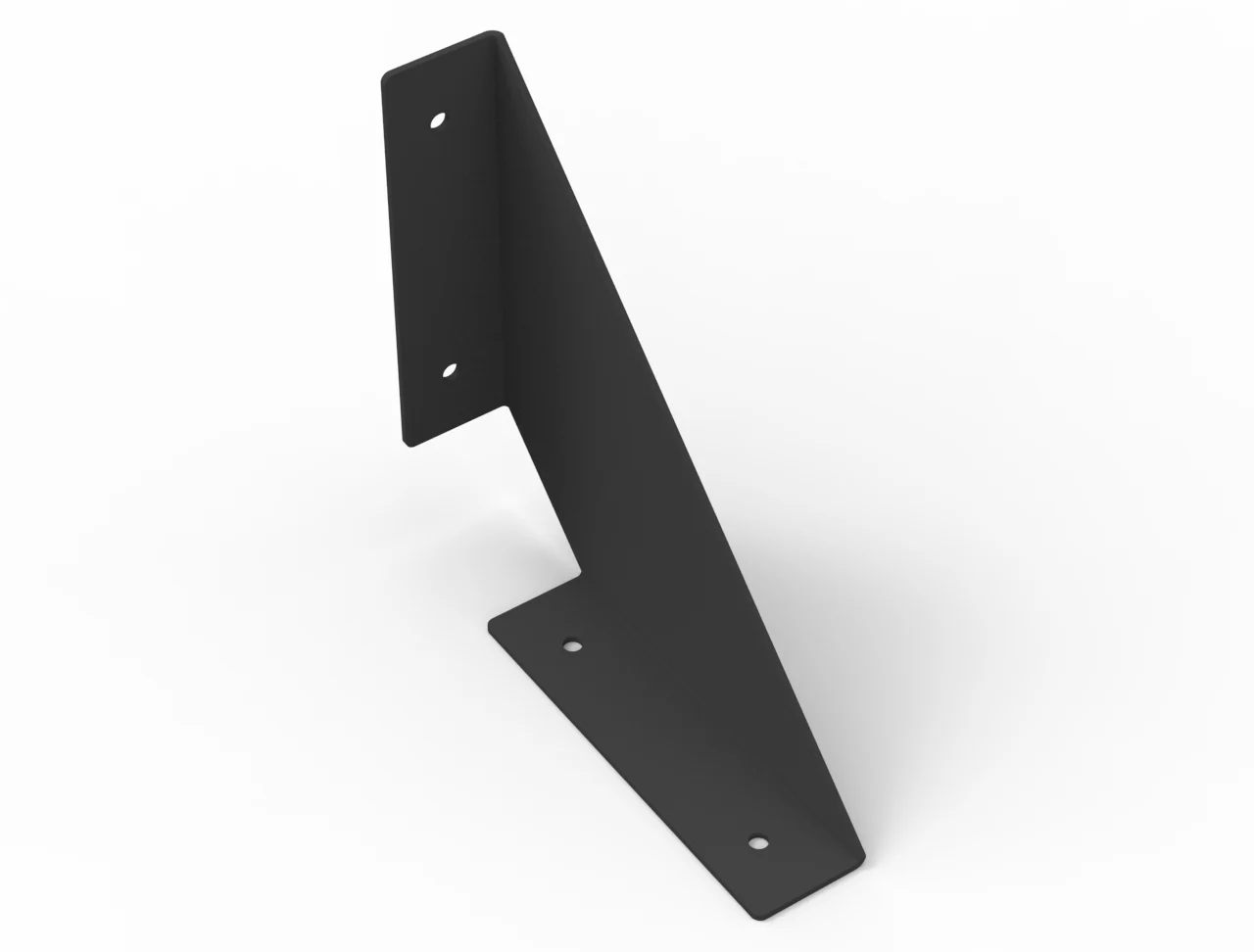 Smart Angle Shelf Brackets - Black - 14G Gauge - Image 11