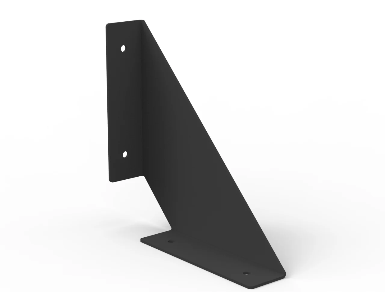 Smart Angle Shelf Brackets - Black - 14G Gauge - Image 12