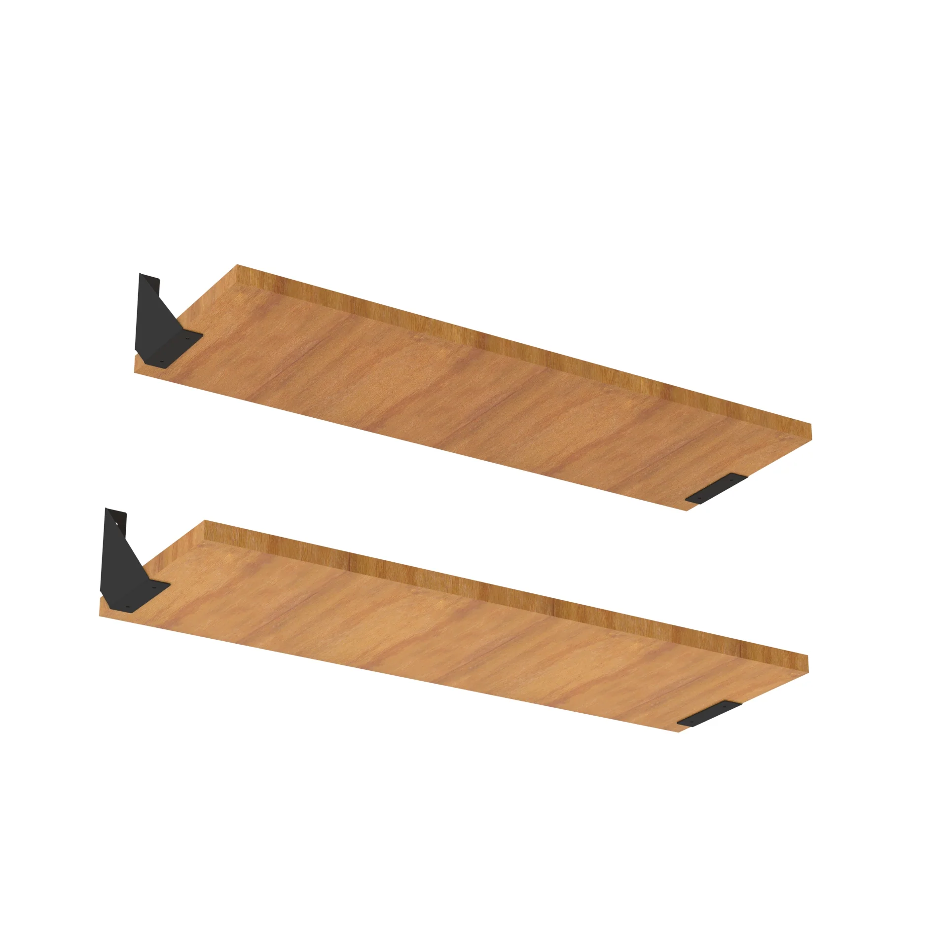Smart Angle Shelf Brackets - Black - 14G Gauge - Image 4