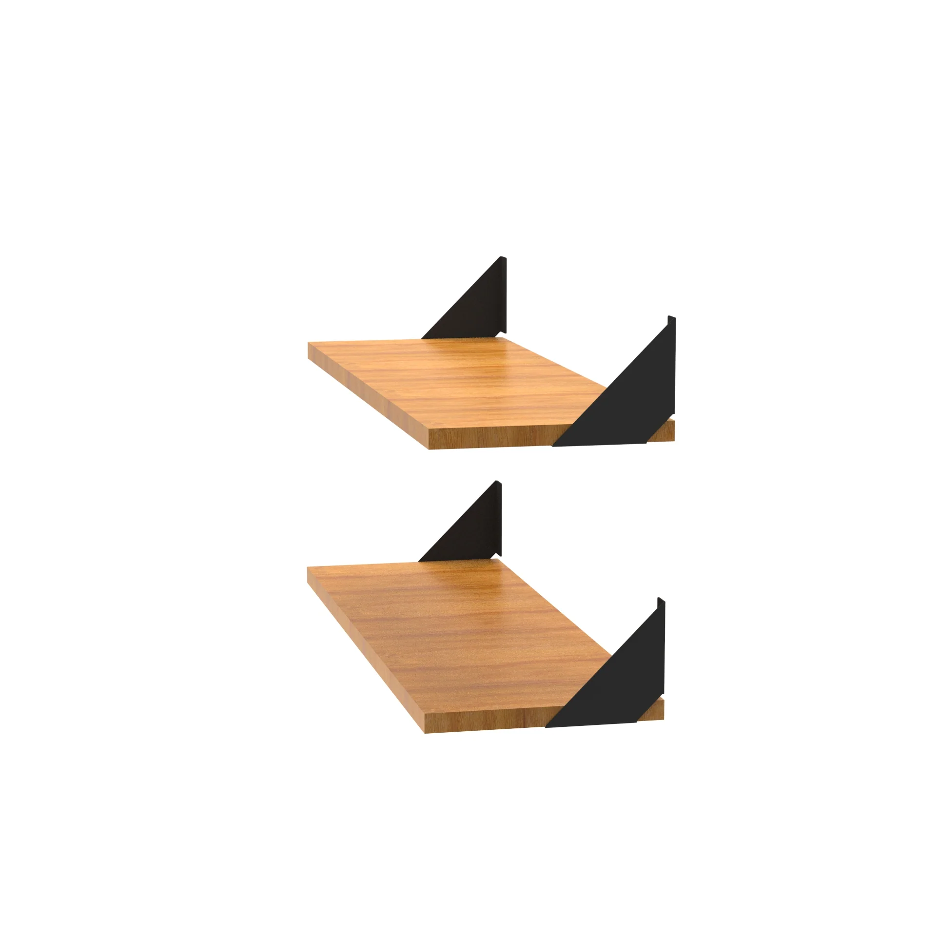 Smart Angle Shelf Brackets - Black - 14G Gauge - Image 5